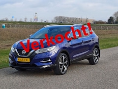 Nissan Qashqai - 1.3 DIG-T Tekna + /Pano/Leer/Clima/Led/Trekh./19"/Bose/Camera/Navi/