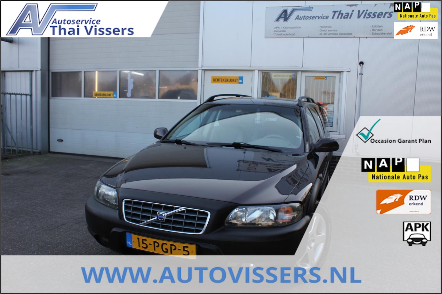 Volvo V70 Cross Country - 2.4 T 4x4 Automaat Clima Leder LMV Apk - AutoWereld.nl