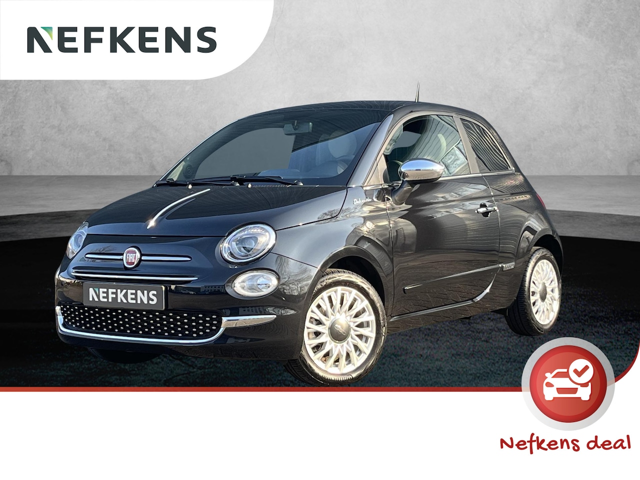 Fiat 500 - 1.0 Hybrid Dolcevita | 1ste eigenaar | Climate | AppleCarPlay | Glazen dak | HalfLEER - AutoWereld.nl