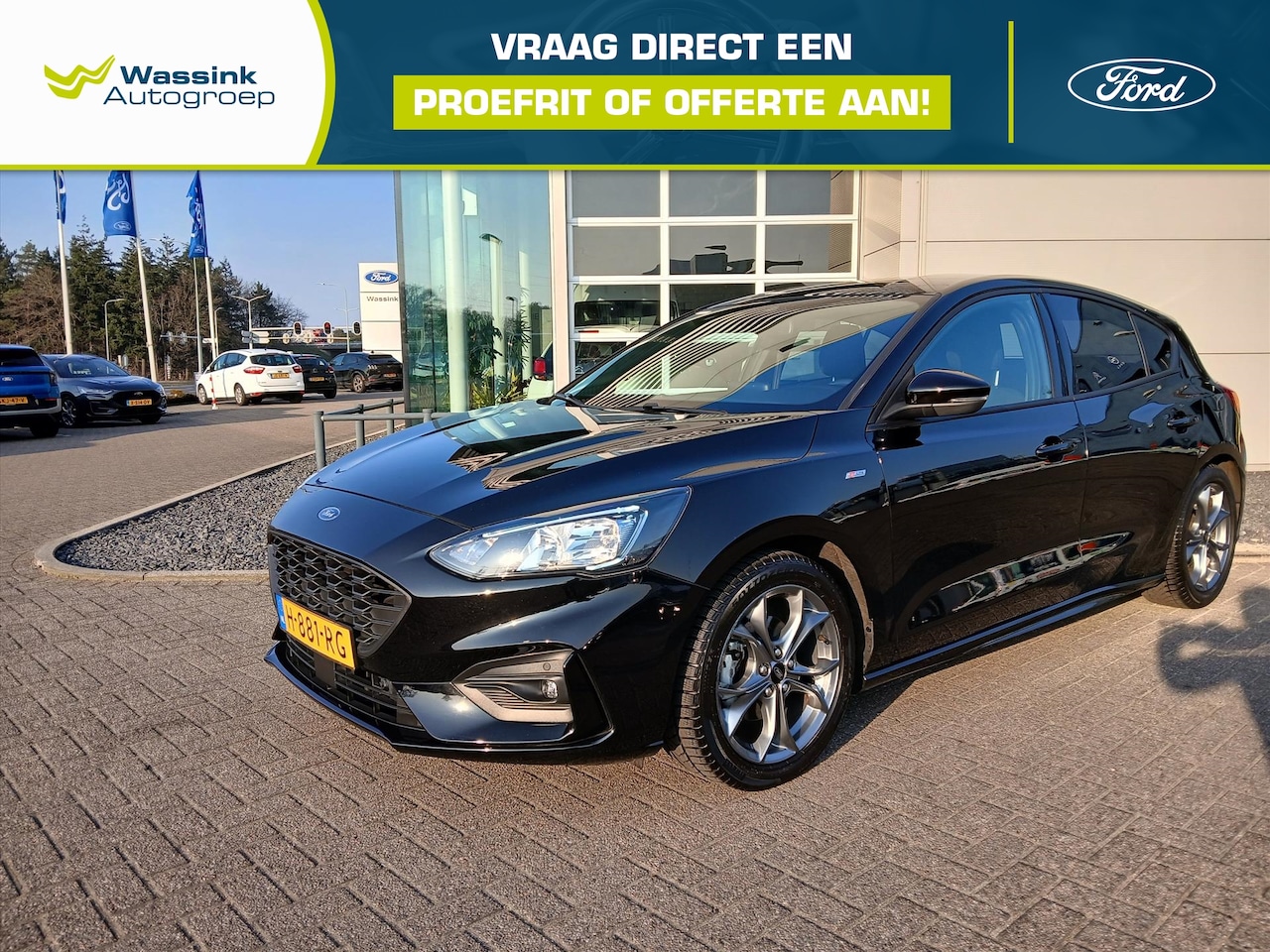 Ford Focus - 1.0 EcoBoost 125pk ST-Line Business | Navigatie | Licht metalen velgen | Parkeer sensoren - AutoWereld.nl