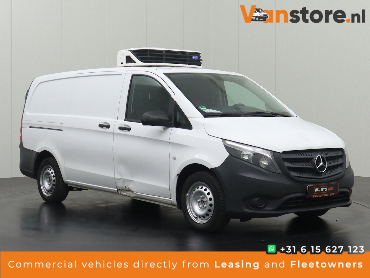 Mercedes-Benz Vito - 114CDI Lang Koel/Vriesauto 12/220V | Airco | Cruise | Achterdeuren - AutoWereld.nl