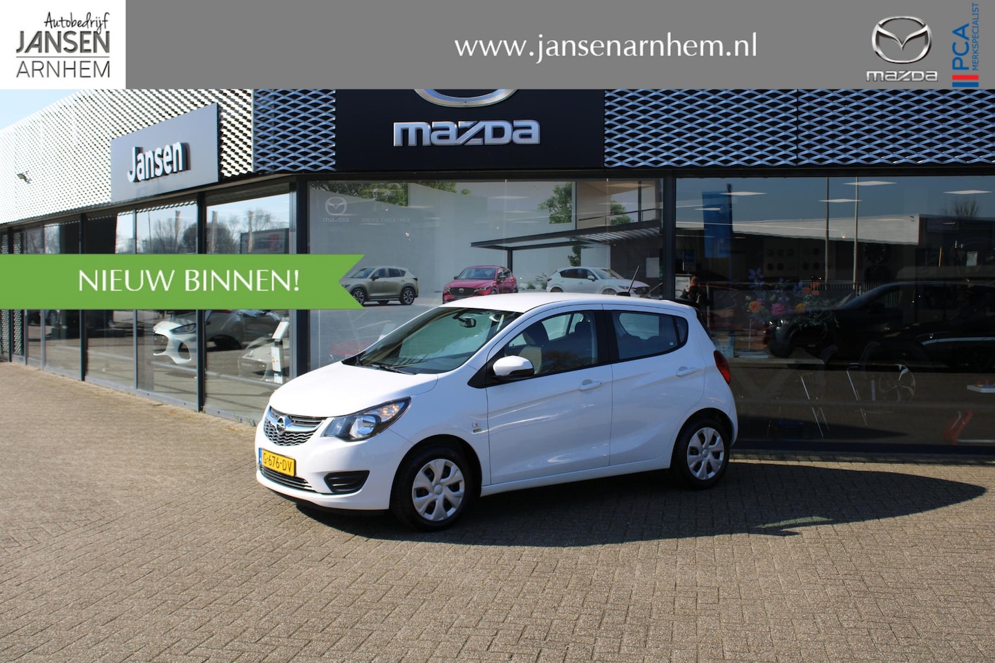 Opel Karl - 1.0 ecoFLEX 120 Jaar Edition 1.0 ecoFLEX 120 Jaar Edition , Airco, Navi, Apple Carplay, Cruise, PDC, Bluetooth - AutoWereld.nl