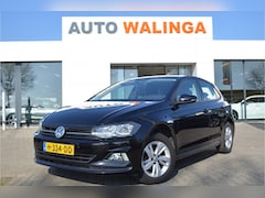 Volkswagen Polo - 1.0 TSI Comfortline Carplay | PDC V+A | Navi | Adaptive cruise | Metallic zwart | Airco |