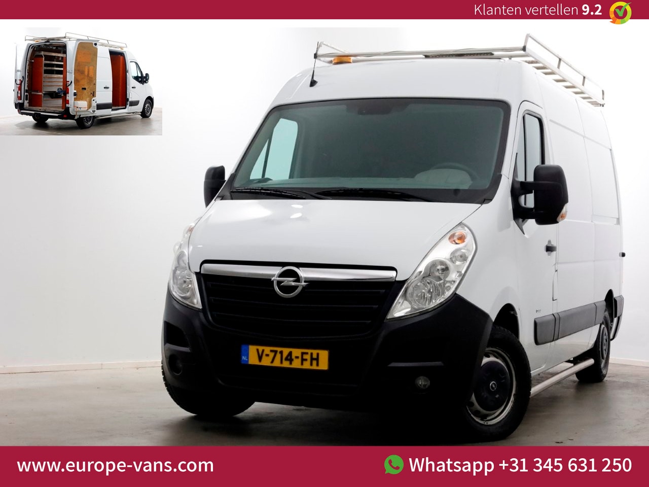 Opel Movano - 2.3 CDTI 146pk E6 L2H2 Airco/Camera/Inrichting 03-2017 - AutoWereld.nl