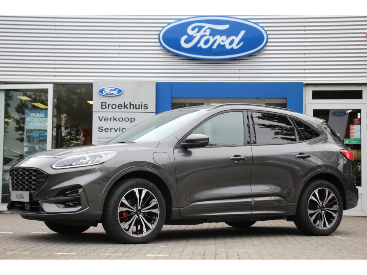 Ford Kuga - 2.5 PHEV ST-LINE X | EL. TREKHAAK | LEDER | 19" LMV | WINTERPACK | DESGIN PACK | NAVI | CL - AutoWereld.nl