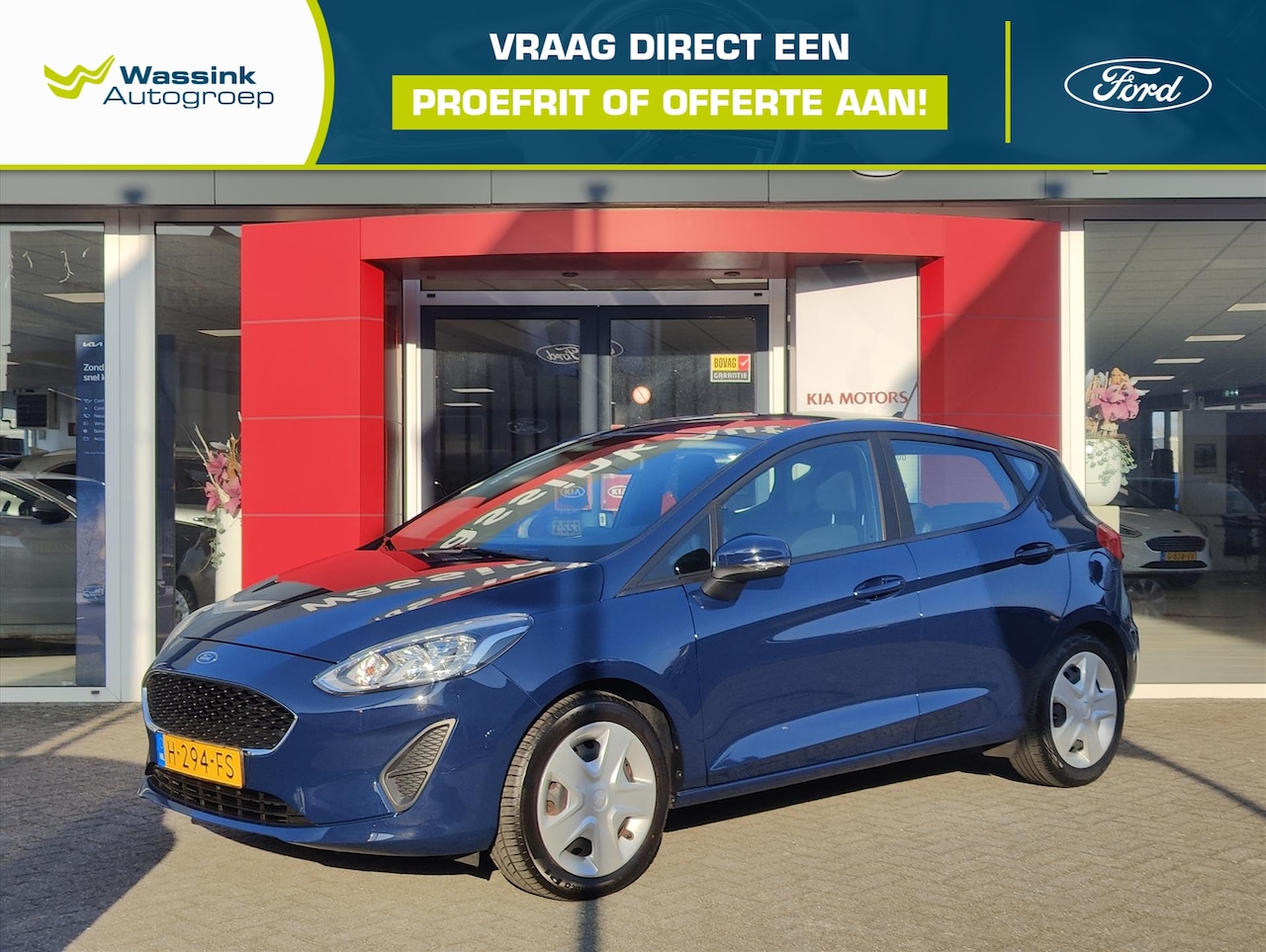 Ford Fiesta - 1.0 EcoBoost 95pk 5dr Connected | Trekhaak | Navi by App | Airco | Cruise Control | Androi - AutoWereld.nl