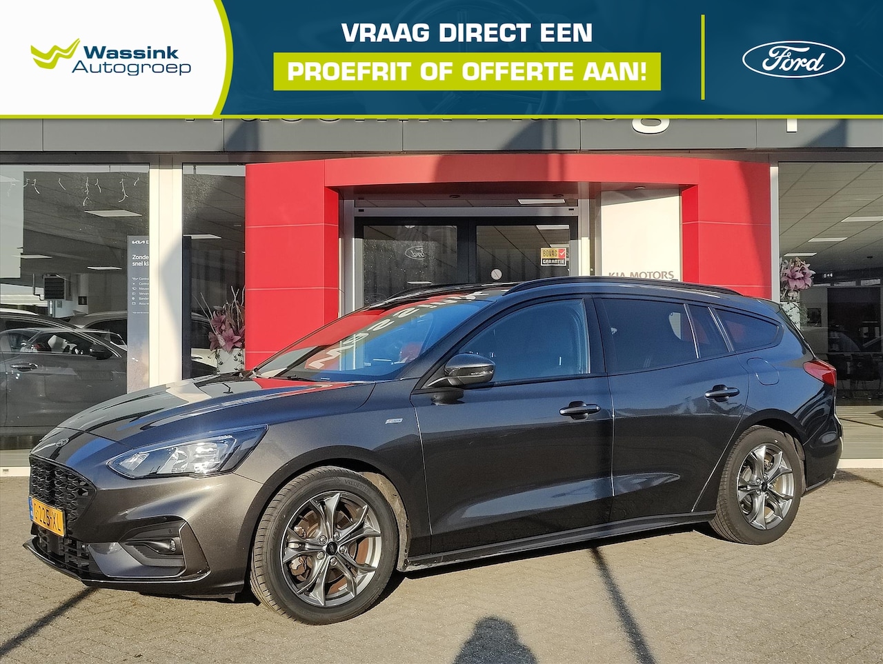 Ford Focus Wagon - 1.0 EcoBoost 125pk ST-Line Business | Adaptive Cruise Control | Navigatie | Airco | Sensor - AutoWereld.nl