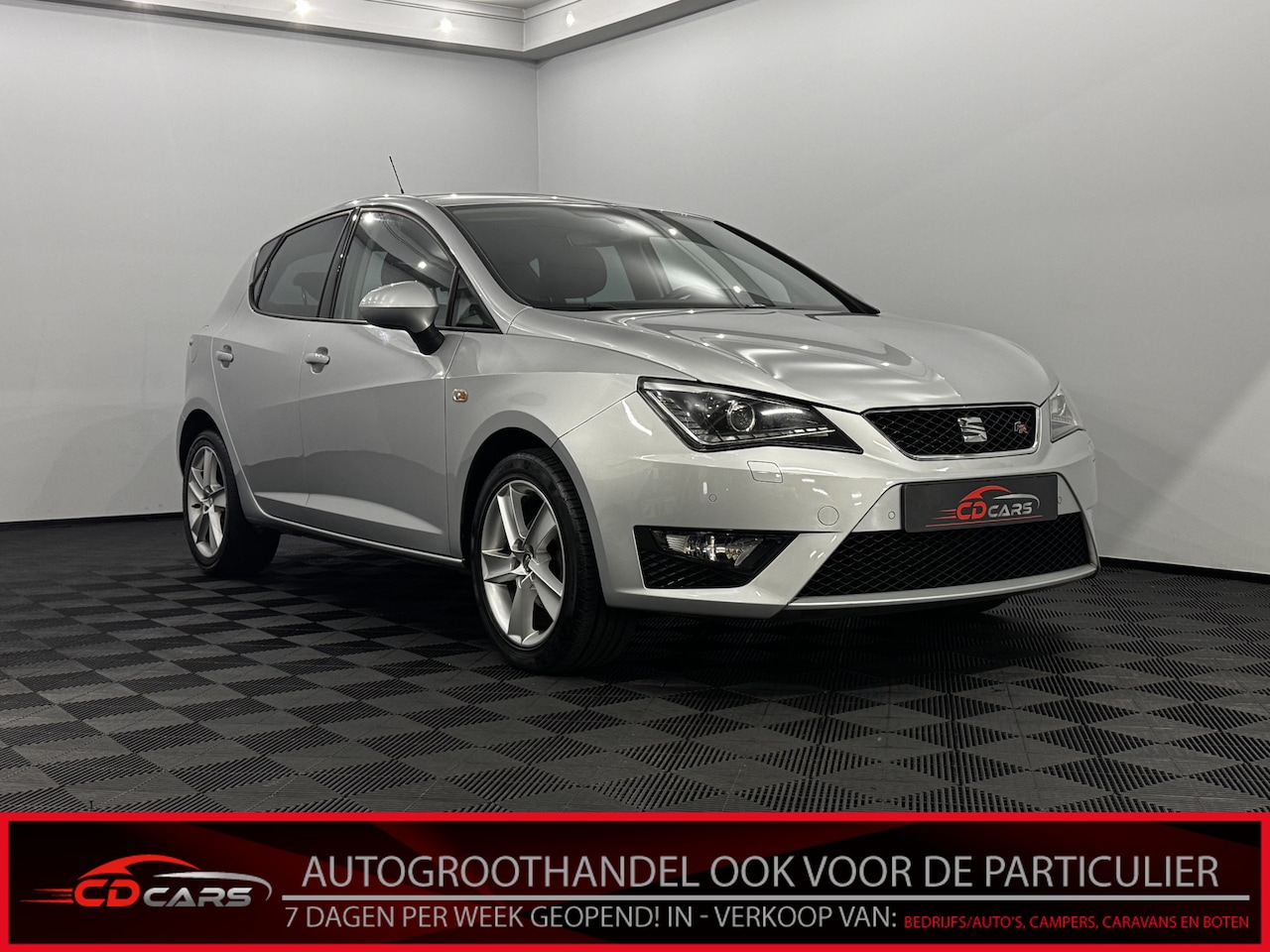 Seat Ibiza - 1.0 EcoTSI FR Connect Clima, Navi, Parkeersensoren, Stoelverwarming, Cruise control, A sta - AutoWereld.nl