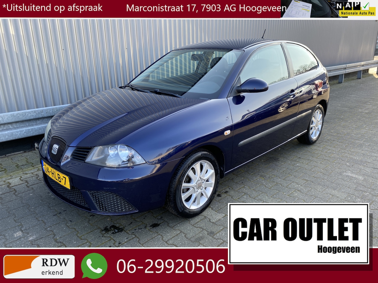 Seat Ibiza - 1.4-16V 25 Edition I 138Dkm.NAP, A/C, CC, LM, Trekh, nw. APK – Inruil Mogelijk – - AutoWereld.nl