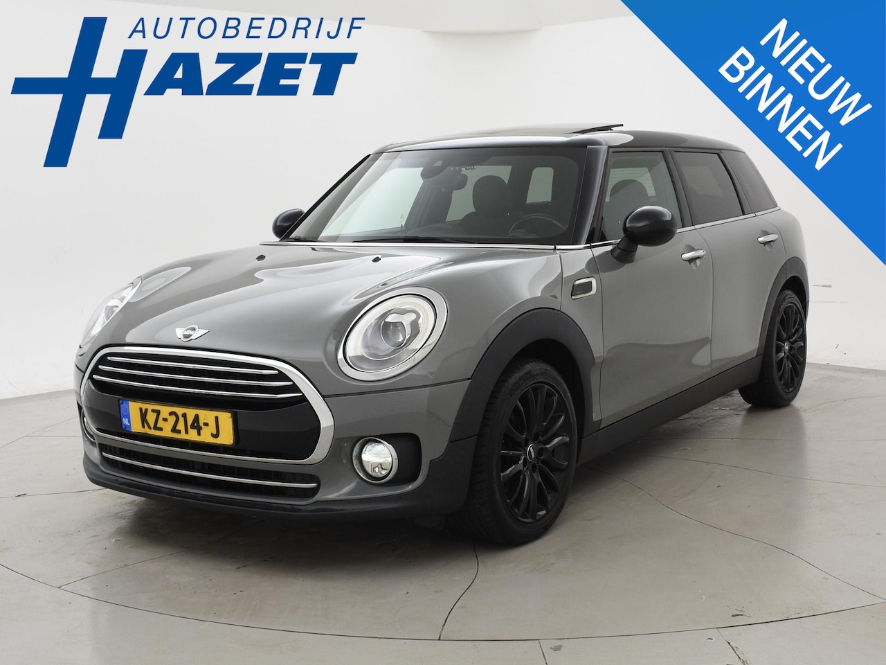 MINI Clubman - Mini 1.5 COOPER CHILI *MOONWALK GREY* PANORAMA | LED | SPORSTOELEN | NAVIGATIE - AutoWereld.nl