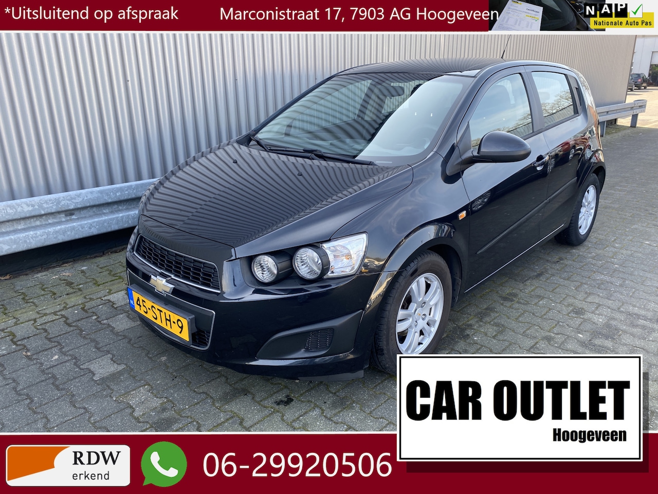 Chevrolet Aveo - 1.2 LT 111Dkm.NAP, 2e Eignr, A/C, CC, LM,  – Inruil Mogelijk – - AutoWereld.nl