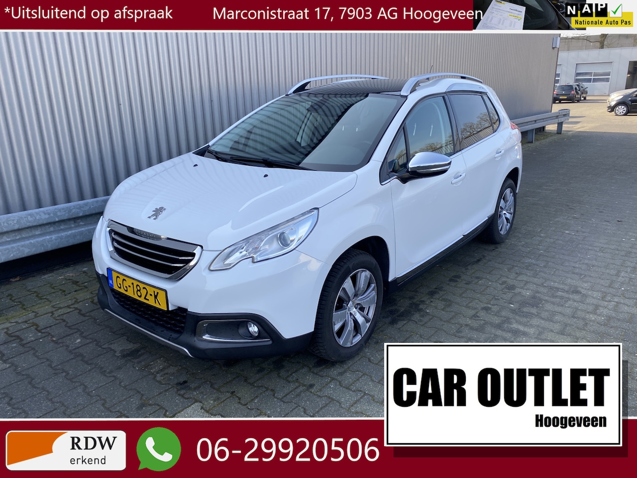 Peugeot 2008 - 1.2 PureTech Allure 161Dkm.NAP, AUTOMAAT, Navi, Pano, Clima, CC, PDC, LM, Trekh, nw. APK – - AutoWereld.nl