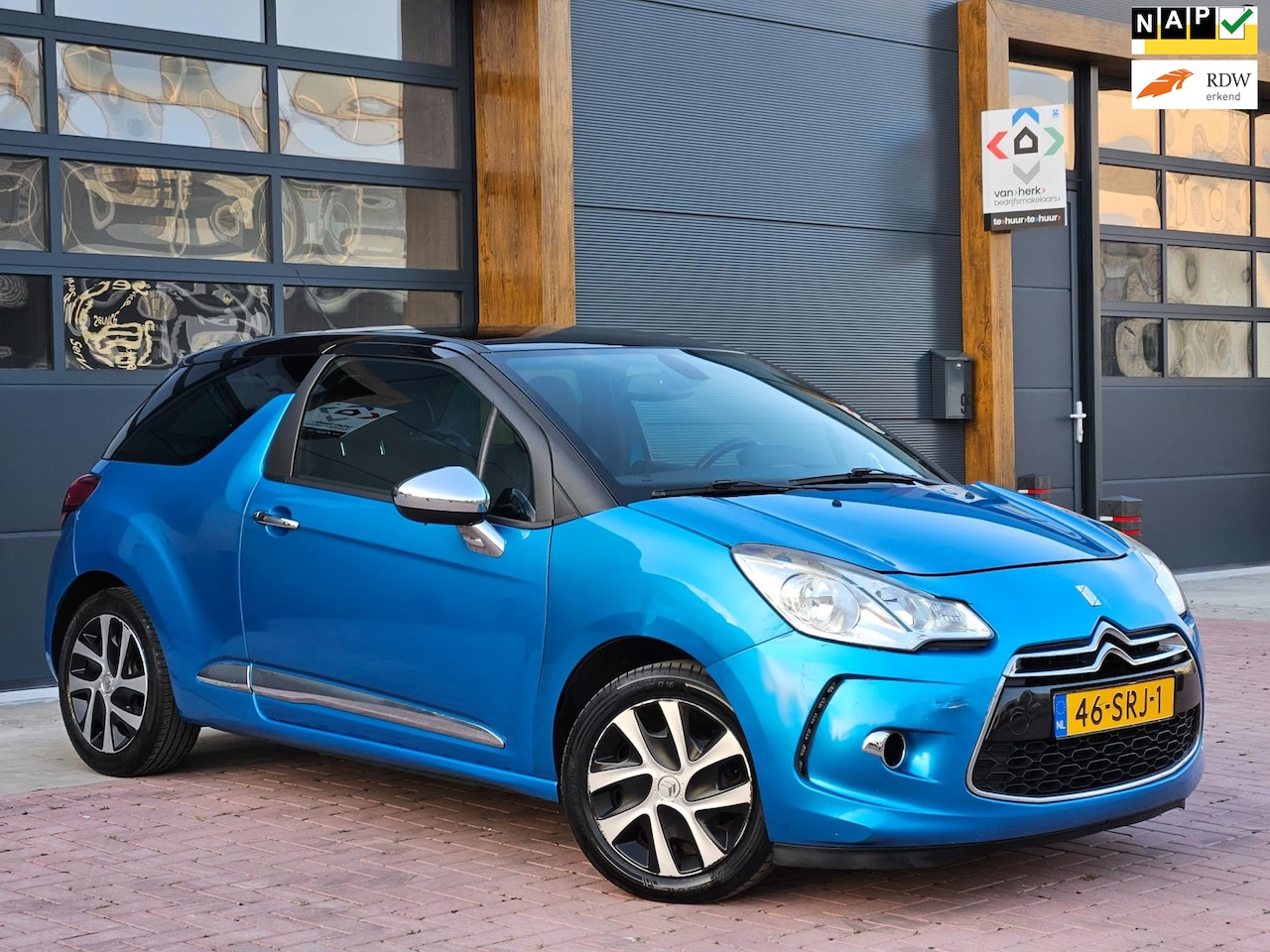 Citroën DS3 - 1.6 e-HDi So Chic Led |Navi |Clima |Cruise |Nap |Boekjes - AutoWereld.nl