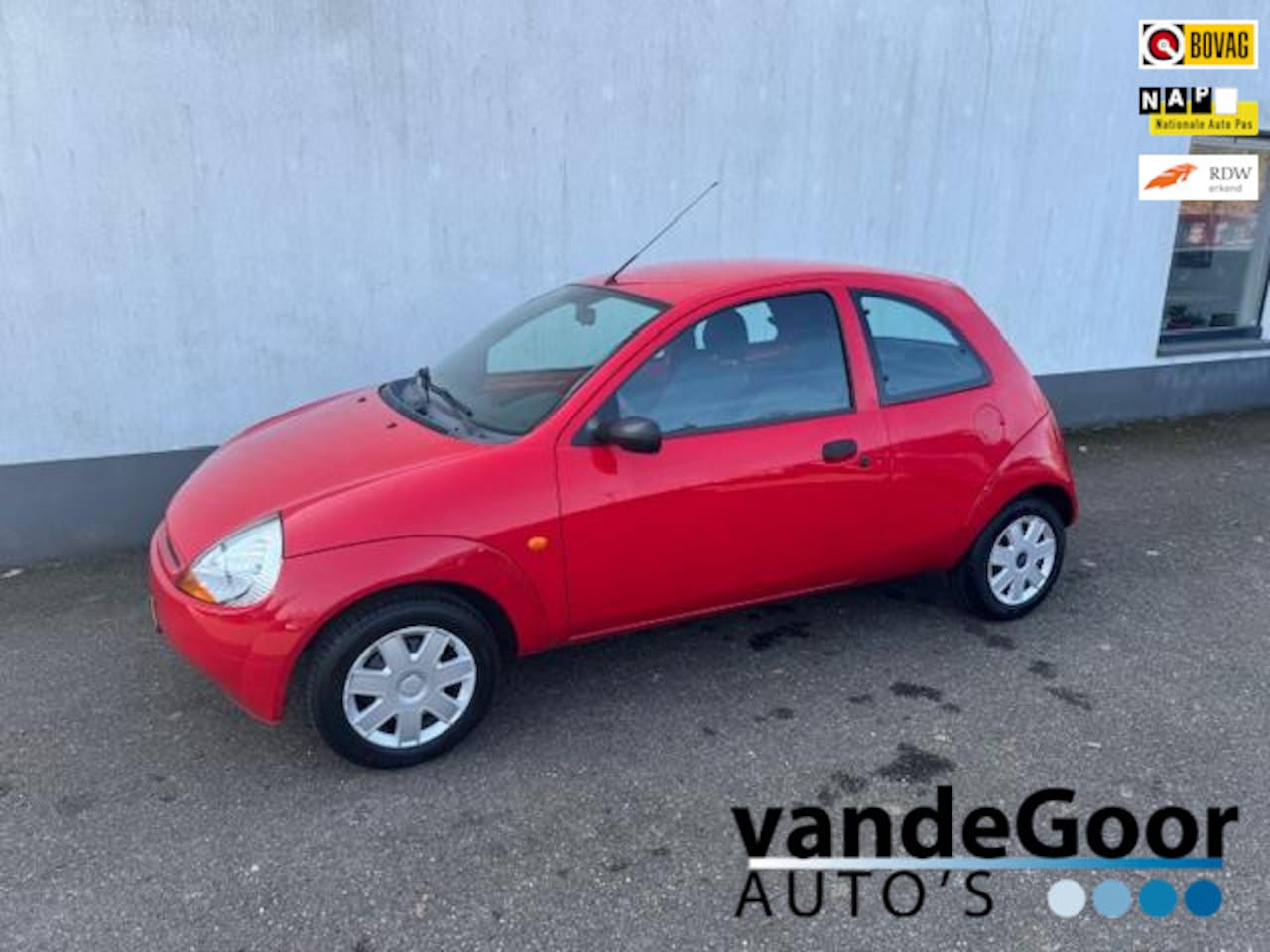 Ford Ka - 1.3 Cool & Sound, '08, 152000 km, airco, elec.pakket en een goede apk ! - AutoWereld.nl