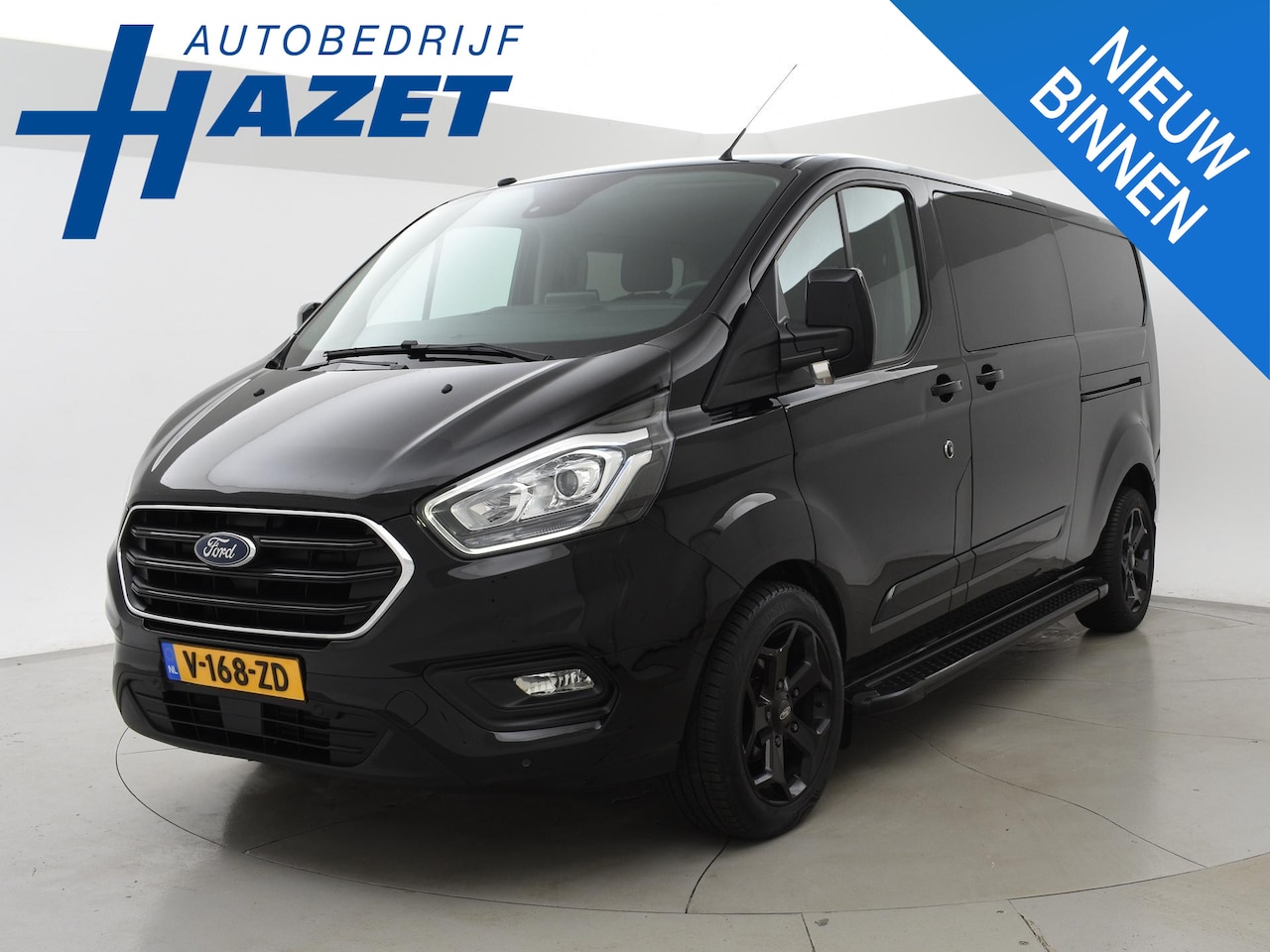 Ford Transit Custom - 2.0 TDCI 170 PK AUT. L2H1 DUBBEL CABINE LIMITED + 2 SCHUIFDEUREN | CAMERA | CARPLAY | STOE - AutoWereld.nl