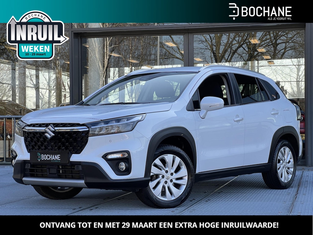 Suzuki S-Cross - 1.4 Boosterjet Select Smart Hybrid | Trekhaak | Navigatie met Carplay/Android | Achteruitr - AutoWereld.nl