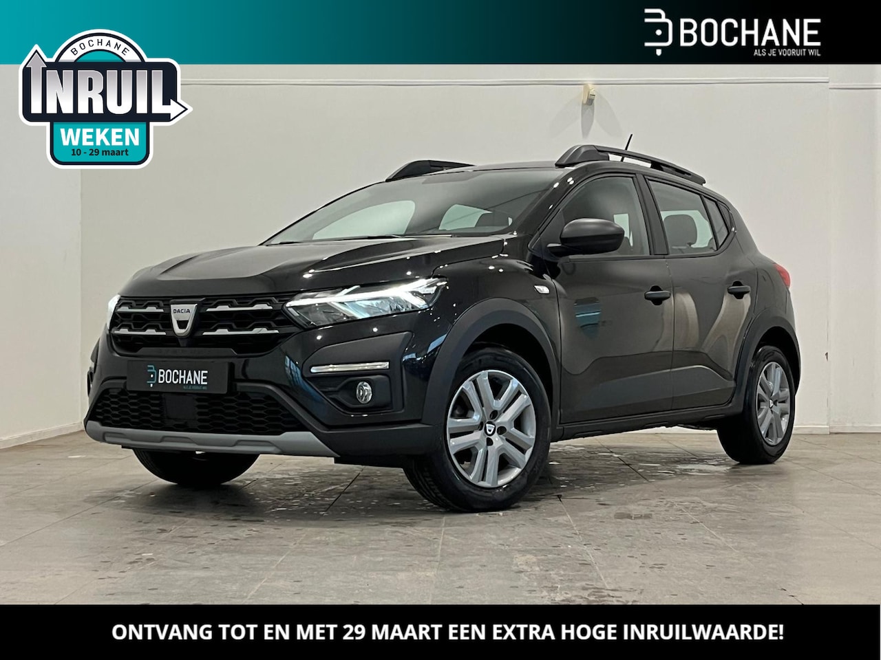 Dacia Sandero Stepway - 1.0 TCe 90 Essential | Airco | Cruise | Stoelverwarming | Apple Carplay/Android Auto - AutoWereld.nl