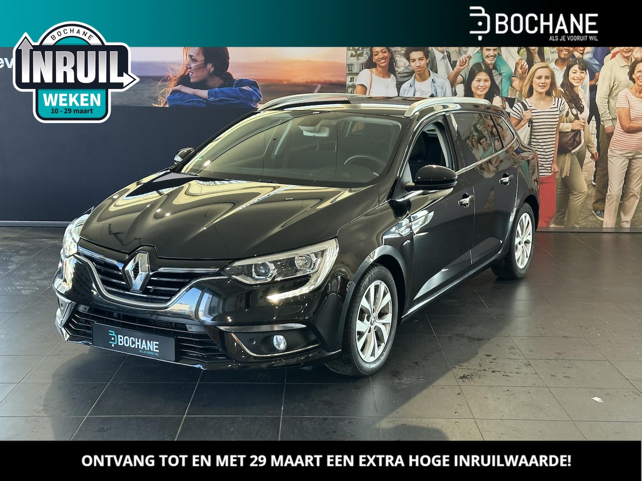 Renault Mégane Estate - 1.3 TCe Limited NAVIGATIE | TREKHAAK | ACHTERUITRIJCAMERA | PARKERSENSOREN VOOR-EN ACHTER - AutoWereld.nl