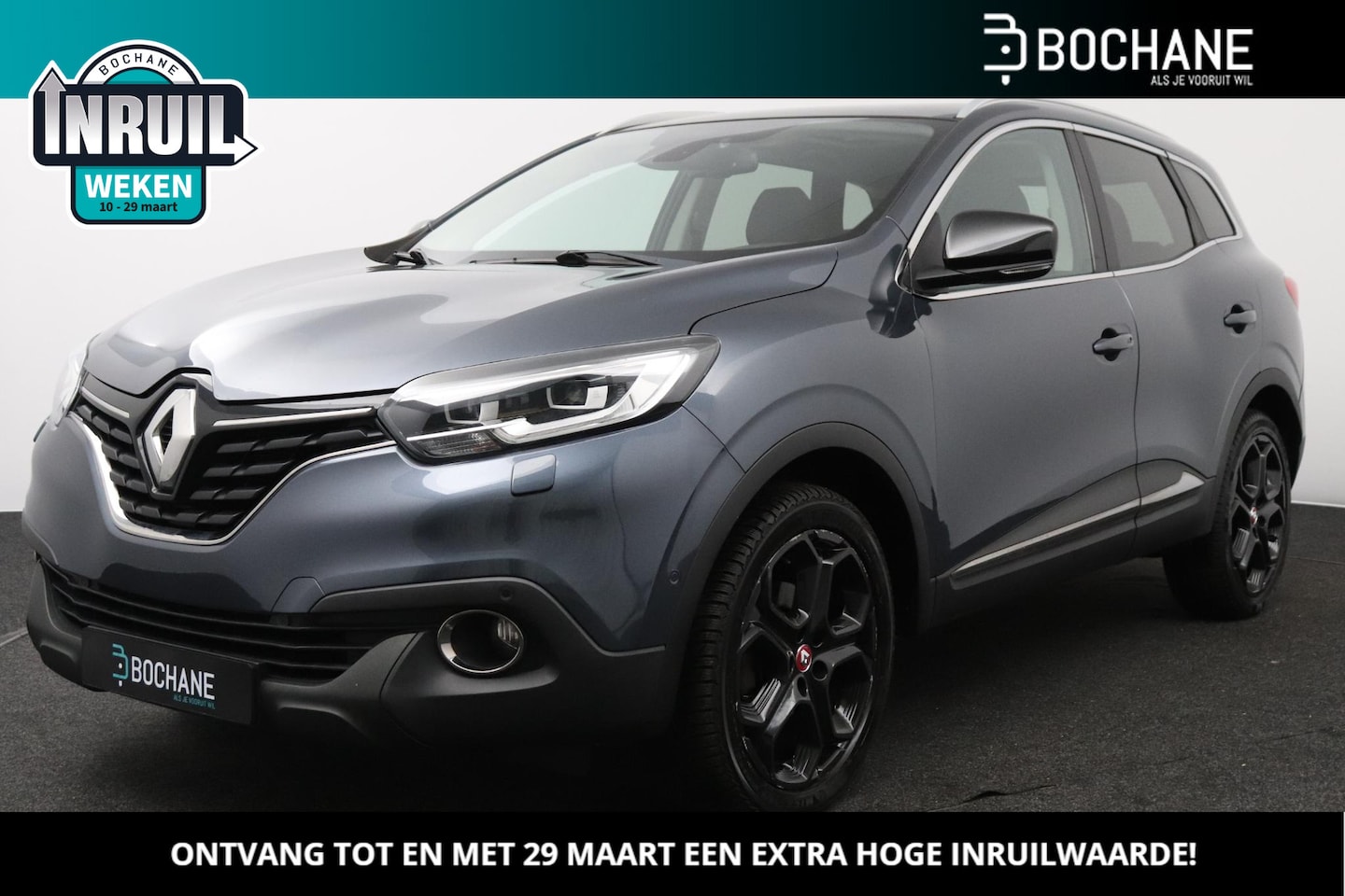 Renault Kadjar - TCe 130 EDC Extace Renault Kadjar 1.2 TCe 130 EDC Bose | Panoramadak | Trekhaak | Leder | - AutoWereld.nl