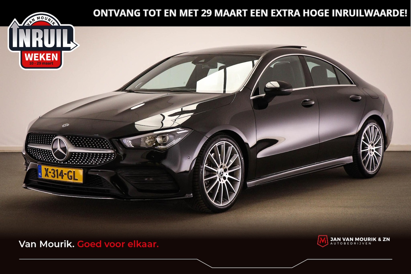 Mercedes-Benz CLA-Klasse - 200 Business Solution AMG | WIDESCREEN | PANORAMADAK | DAB | APPLE | CAMERA | 19" - AutoWereld.nl