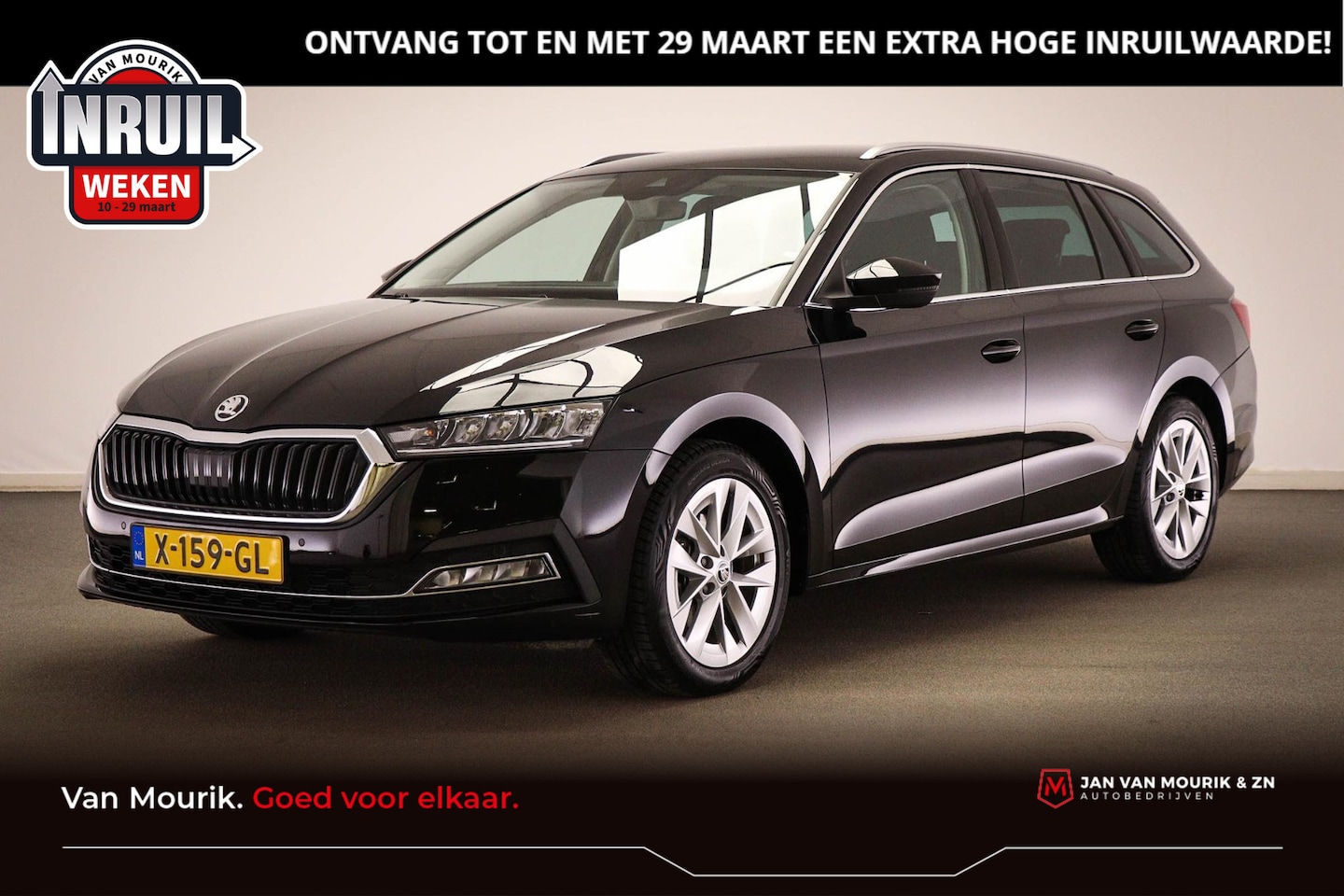 Skoda Octavia Combi - 1.0 TSI Business Edition | LED | DAB | SFEERVERLICHTING | TREKHAAK - AutoWereld.nl