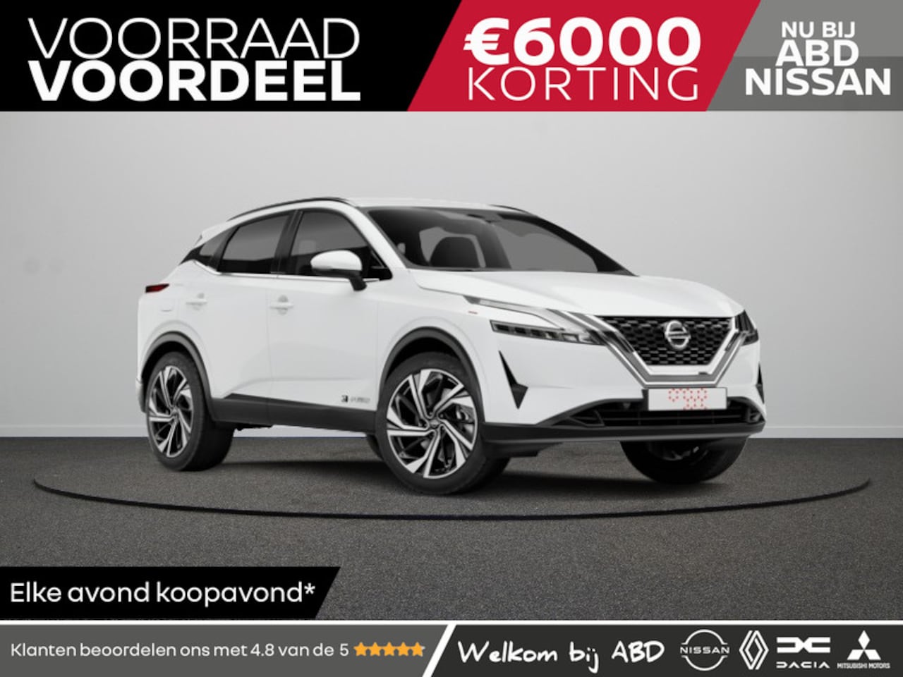 Nissan Qashqai - Mild-Hybrid 140 6MT N-Connecta + Panoramisch glazen dak + Cold Pack | 12.3" TFT digitale c - AutoWereld.nl