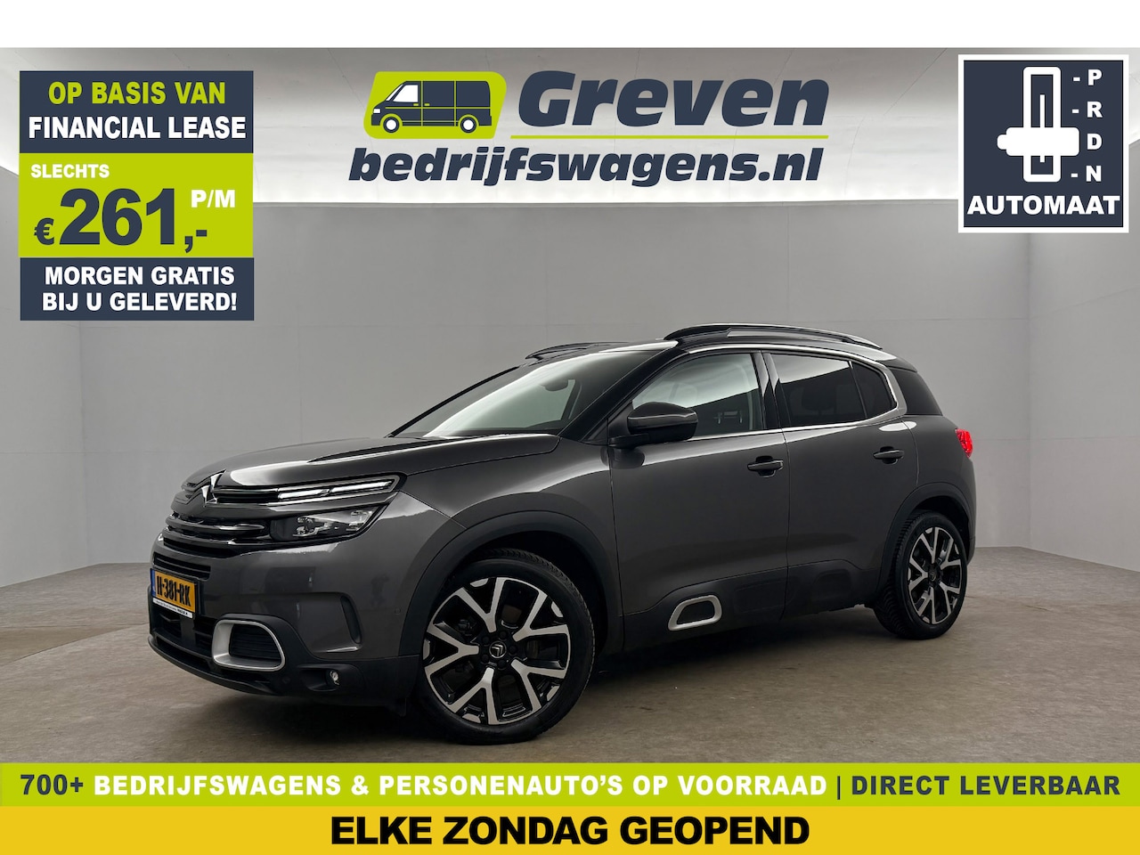 Citroën C5 Aircross - PureTech Automaat 360Camera LED Trekhaak 19"LMV Cruise Carplay Clima Stoelverwarming DAB+ - AutoWereld.nl