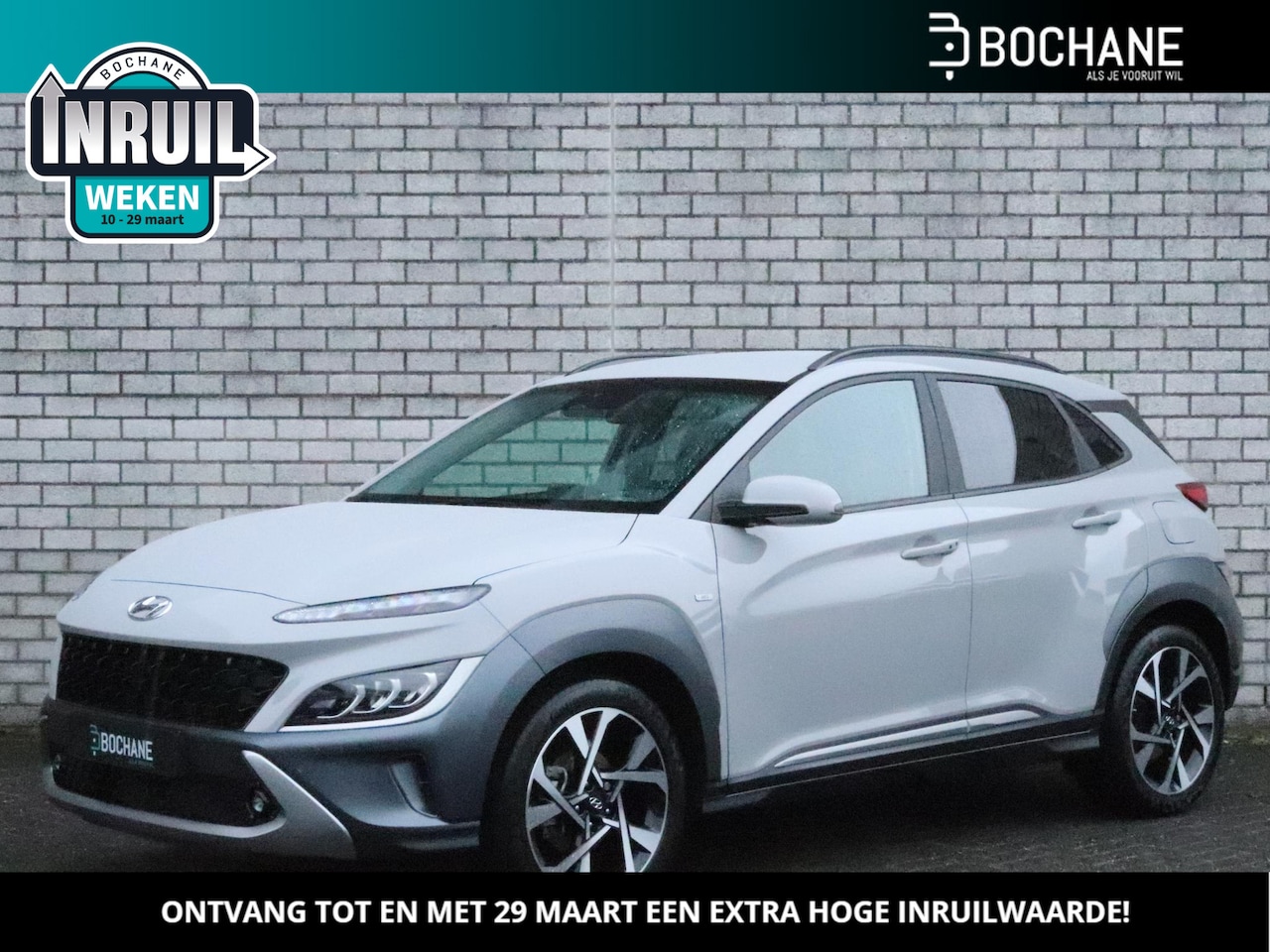 Hyundai Kona - 1.0 T-GDI Premium | Achteruitrijcamera | Apple Carplay/Android Auto | Stoelverwarming + ve - AutoWereld.nl