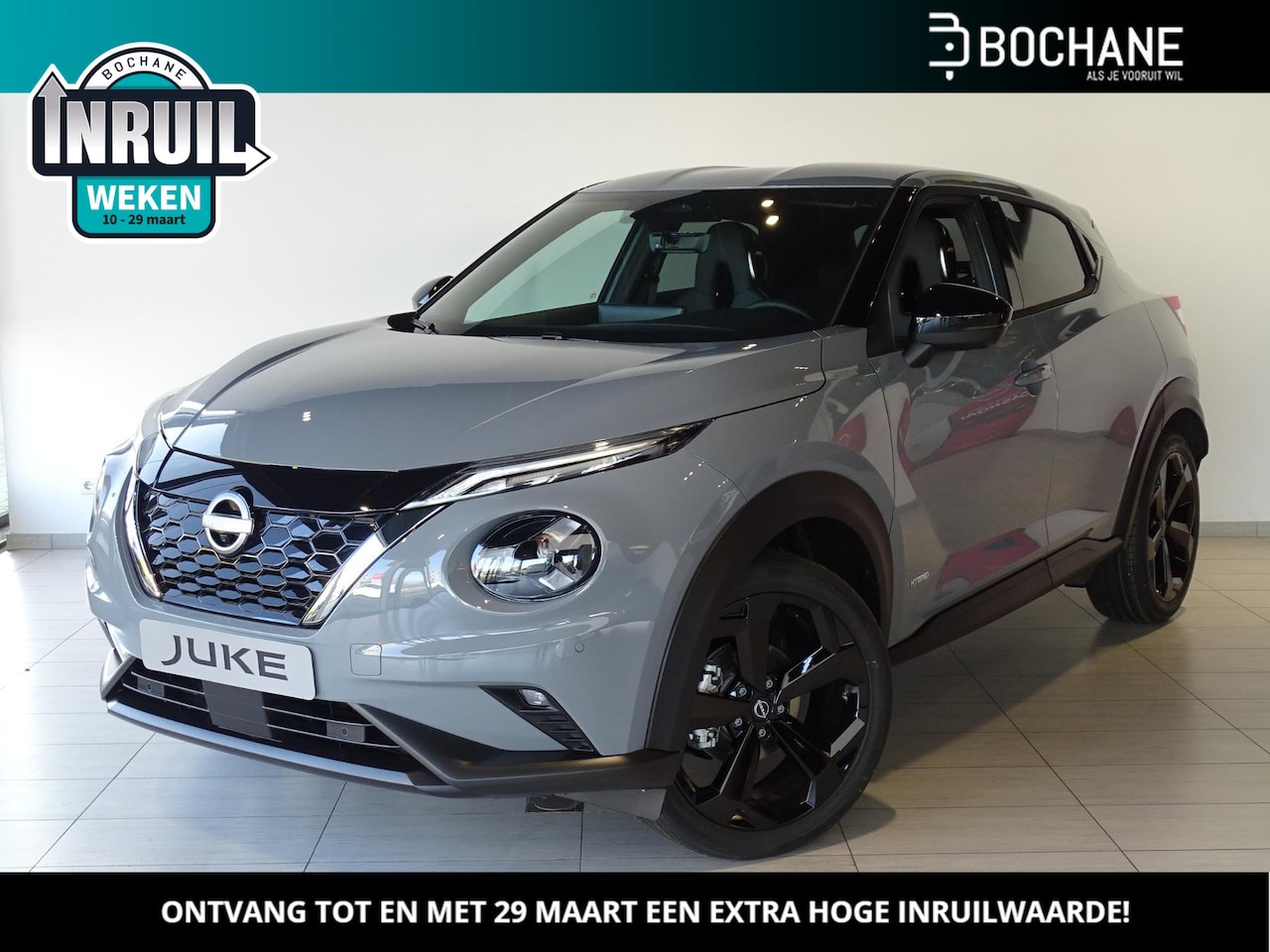 Nissan Juke - 1.6 Hybrid Tekna Voorraadvoordeel van €40220 voor €33870 | Soundpack | Camera | Propilot | - AutoWereld.nl