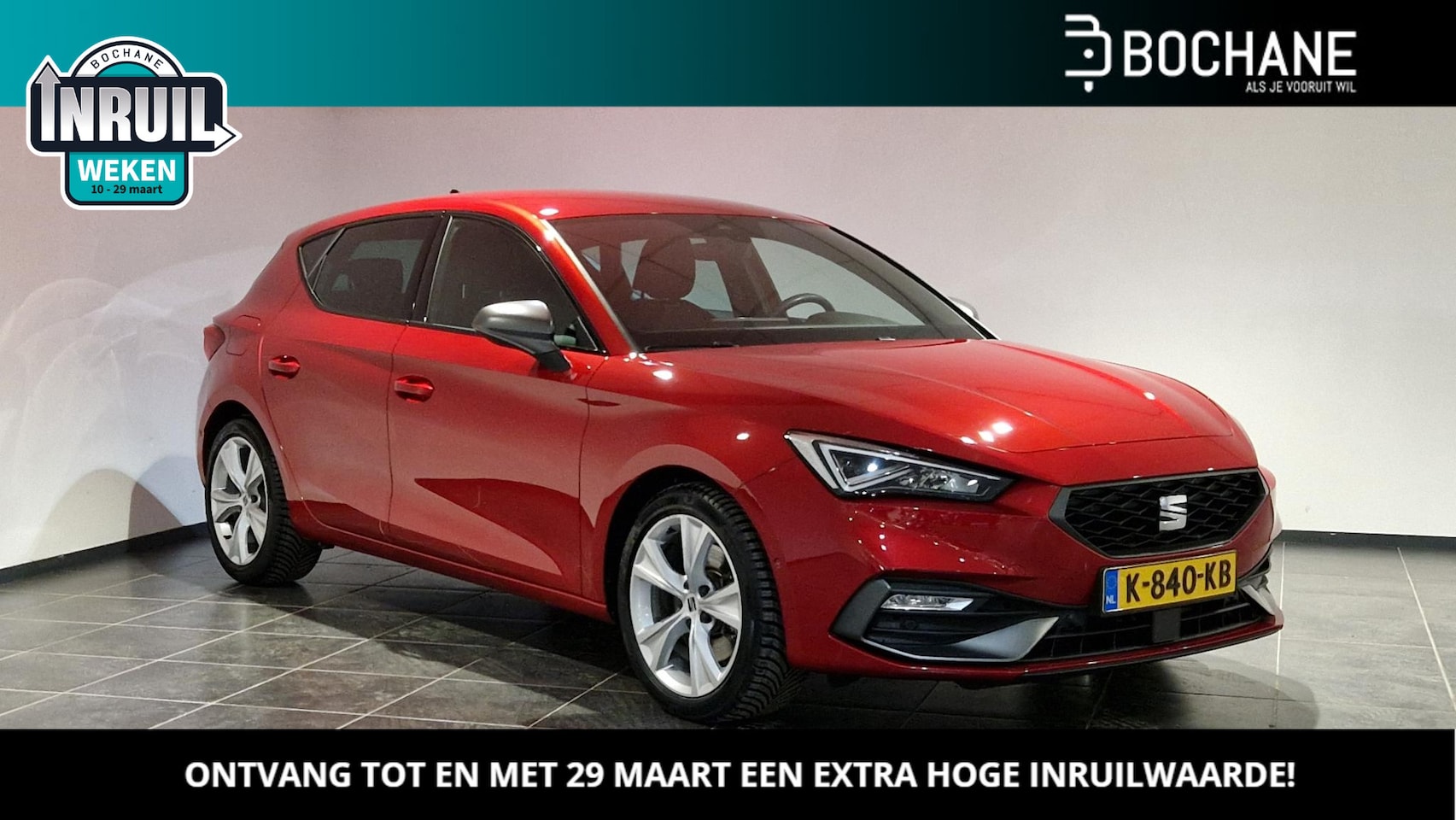 Seat Leon - 1.5 eTSI FR Launch Edition | Camera | Keyless | Stoelverwarming - AutoWereld.nl