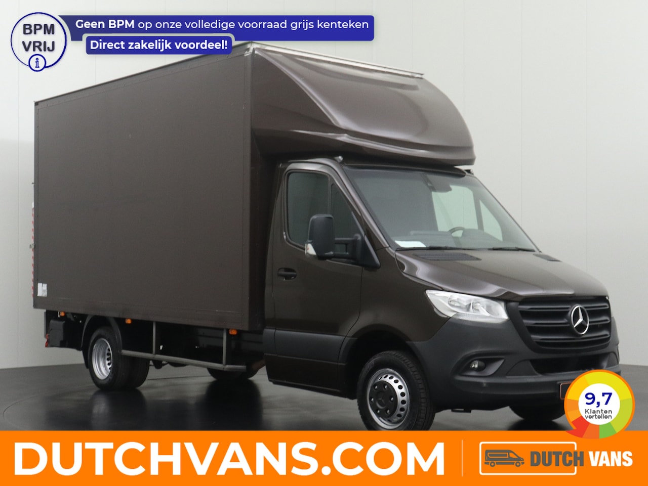 Mercedes-Benz Sprinter - 514CDI 7G-Tronic Automaat Bakwagen+Laadklep | Airco | Cruise | 3-Persoons - AutoWereld.nl