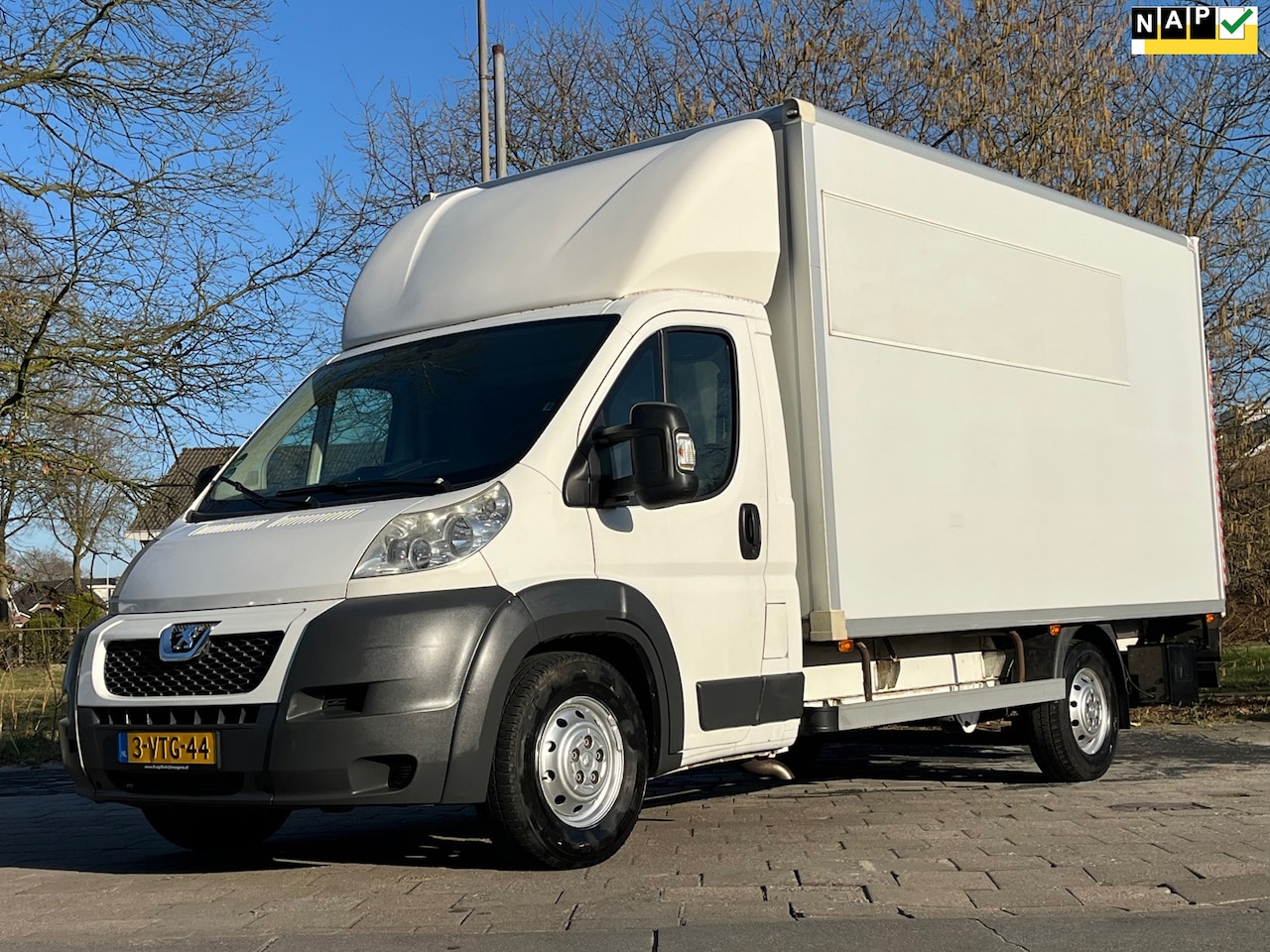 Peugeot Boxer - 335 2.2 HDI BAKWAGEN met Dhollandia laadklep 750 KG, AIRCO, Cruise, 150 PK, zijdeur, 6 ver - AutoWereld.nl