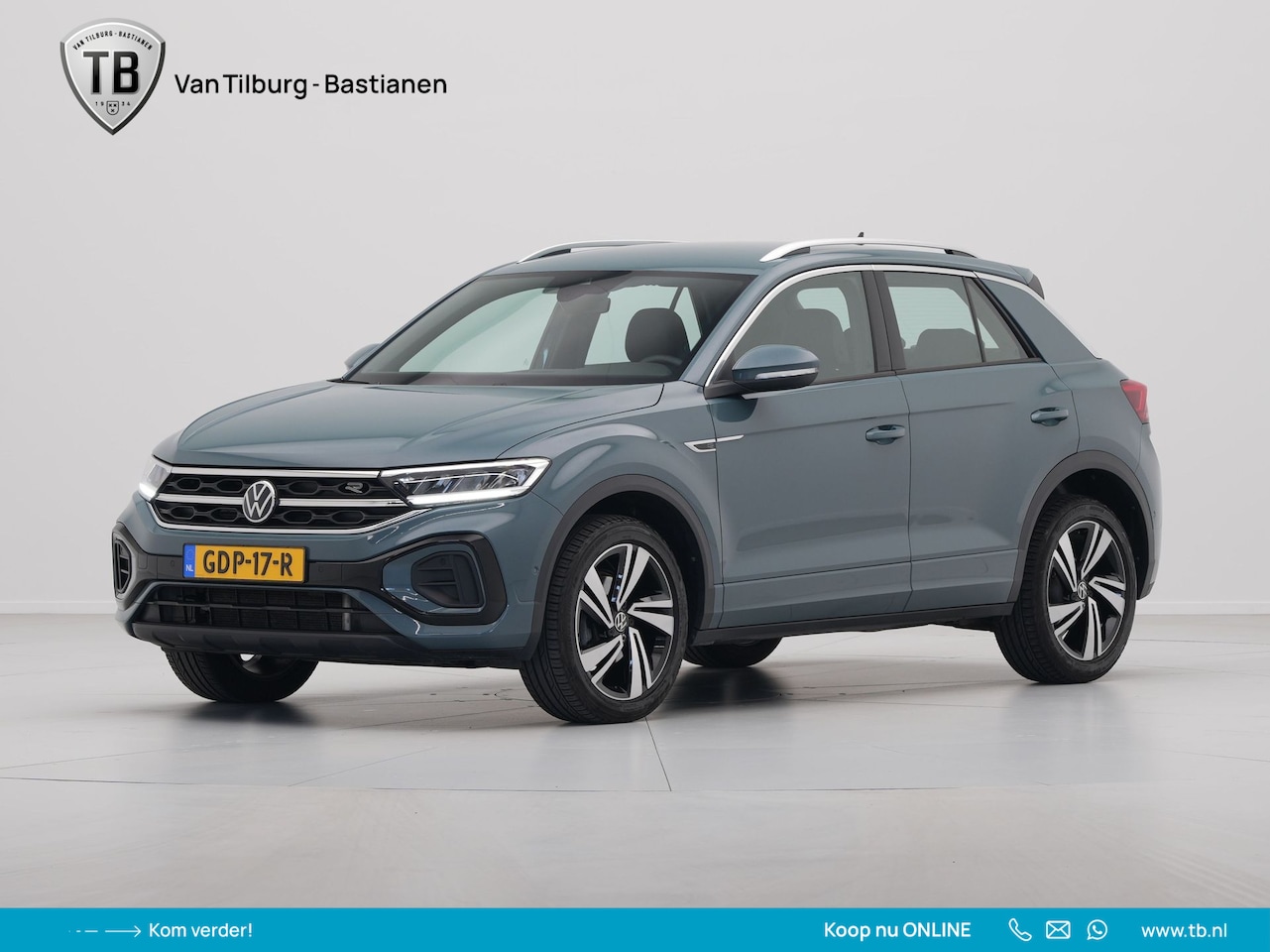 Volkswagen T-Roc - 1.5 TSI 150pk DSG R-Line Navi via App Pdc Clima Acc - AutoWereld.nl