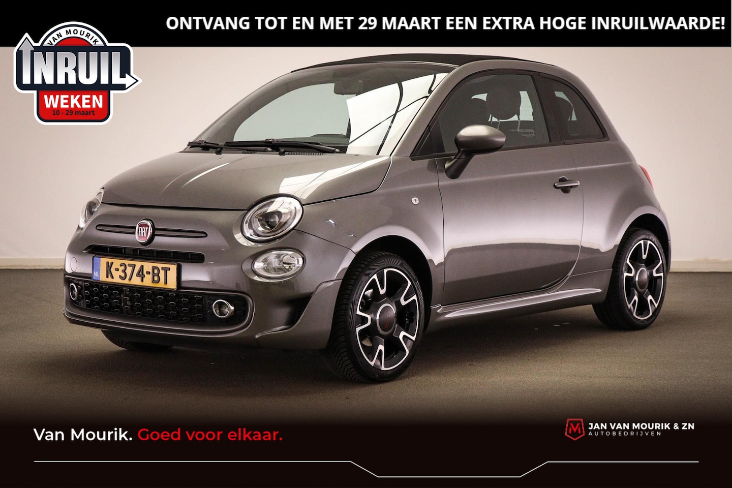 Fiat 500 C - 1.2 S | NAVI / STYLE- PACK | CLIMA | DAB | 16" | SPORT | - AutoWereld.nl