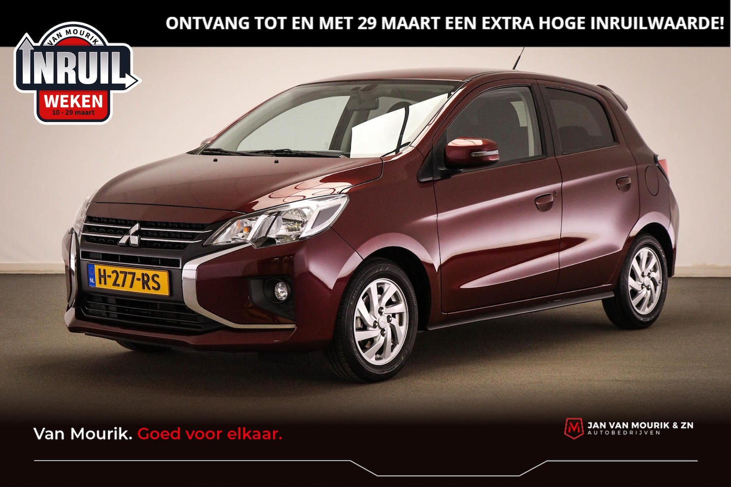 Mitsubishi Space Star - 1.2 Nova | CLIMA | CRUISE | NAVI | DAB | APPLE | PDC | 14" - AutoWereld.nl