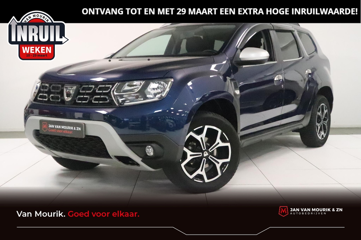 Dacia Duster - 1.6 SCe 114 Prestige | LPG-G3 | Leder | 360° Rondomzichtcamera | Open dak | - AutoWereld.nl