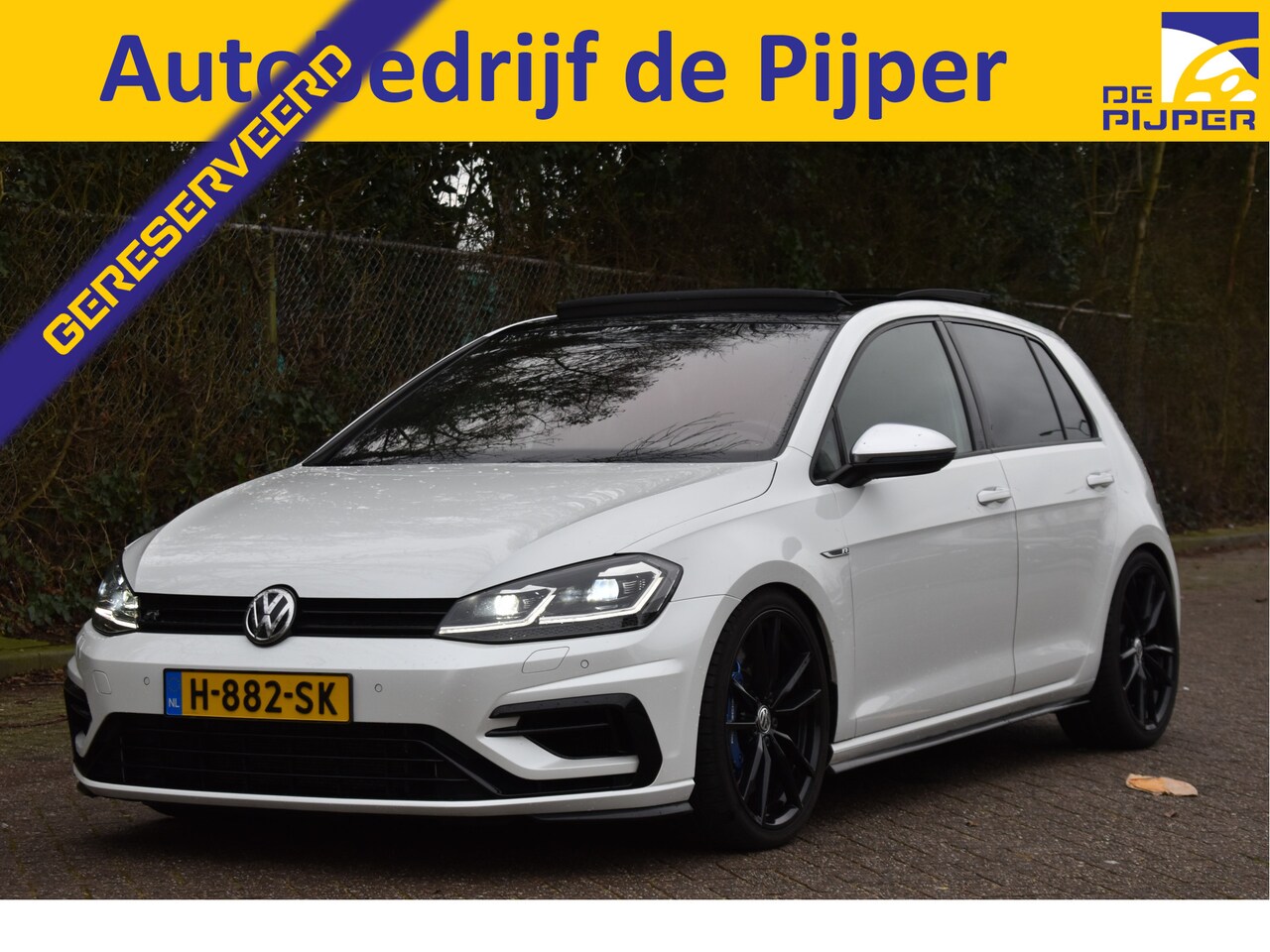 Volkswagen Golf - 7.5 2.0 TSI 4Motion R 310 PK | Open dak | Camera | Carplay | Leder | Adapt.CC | DAB | Full - AutoWereld.nl