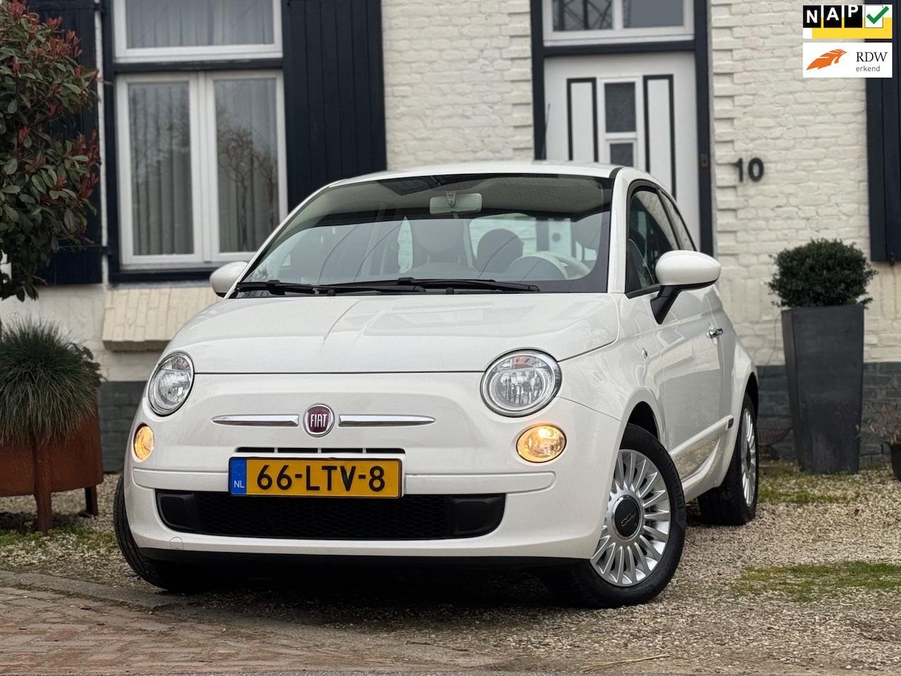 Fiat 500 - 1.2 Lounge|Airco|Elek-ramen|90DKM!|Nette auto! - AutoWereld.nl