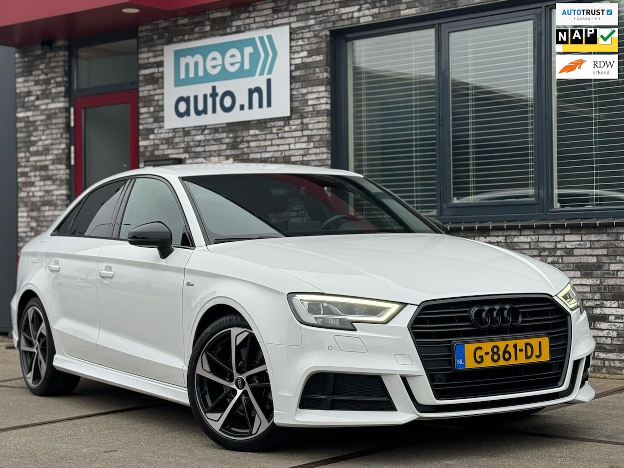 Audi A3 Limousine - 40 TFSI 190pk 3x S-LINE VIRTUAL l B&O l BLACK OPTIEK l CARPLAY l ST-VERW l ORG.NL l DEALER - AutoWereld.nl