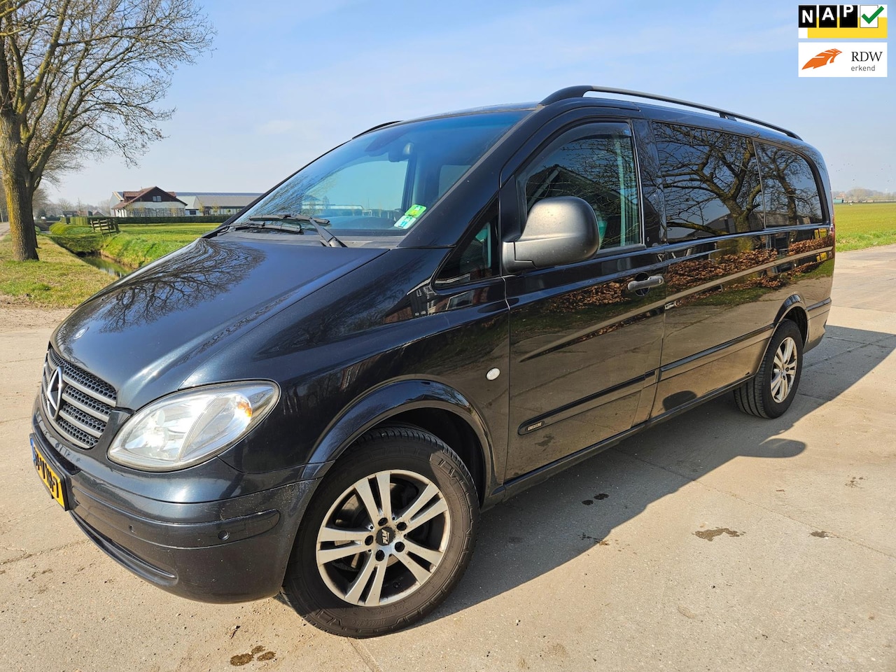 Mercedes-Benz Vito - 120 CDI 320 Lang DC luxe/ airco/ dubbelcabine/ automaat/ bj 2008 - AutoWereld.nl