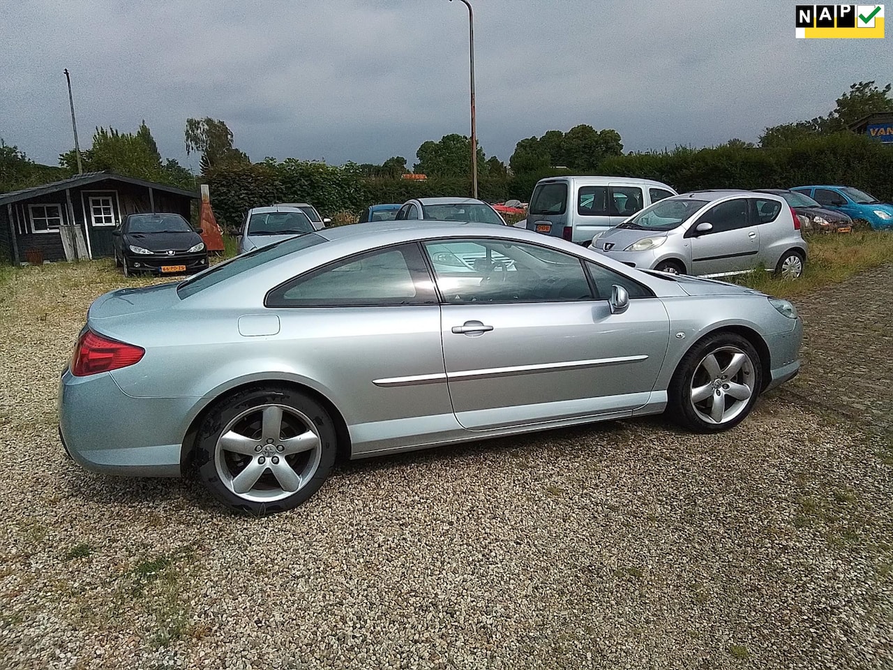 Peugeot 407 Coupé - 3.0-24V Féline NL AUTO AUTOMAAT V6 LEDER BEKLEDING zEER LUX,S AIRCO ECC NAV. - AutoWereld.nl