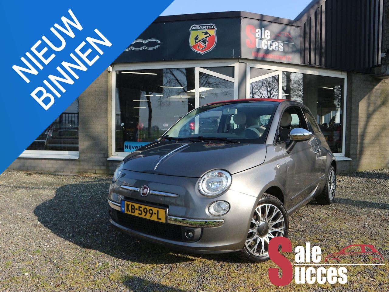 Fiat 500 C - 1.2 Lounge Zeer nette staat! - AutoWereld.nl