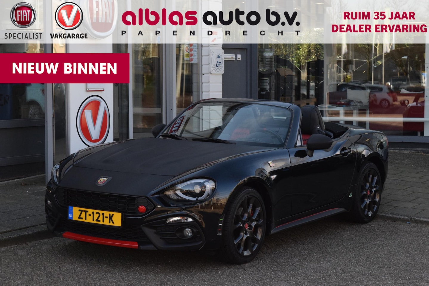 Fiat 124 Spider - 1.4 MultiAir Turbo Abarth|Orig.NL|1e eig.|Uniek| - AutoWereld.nl