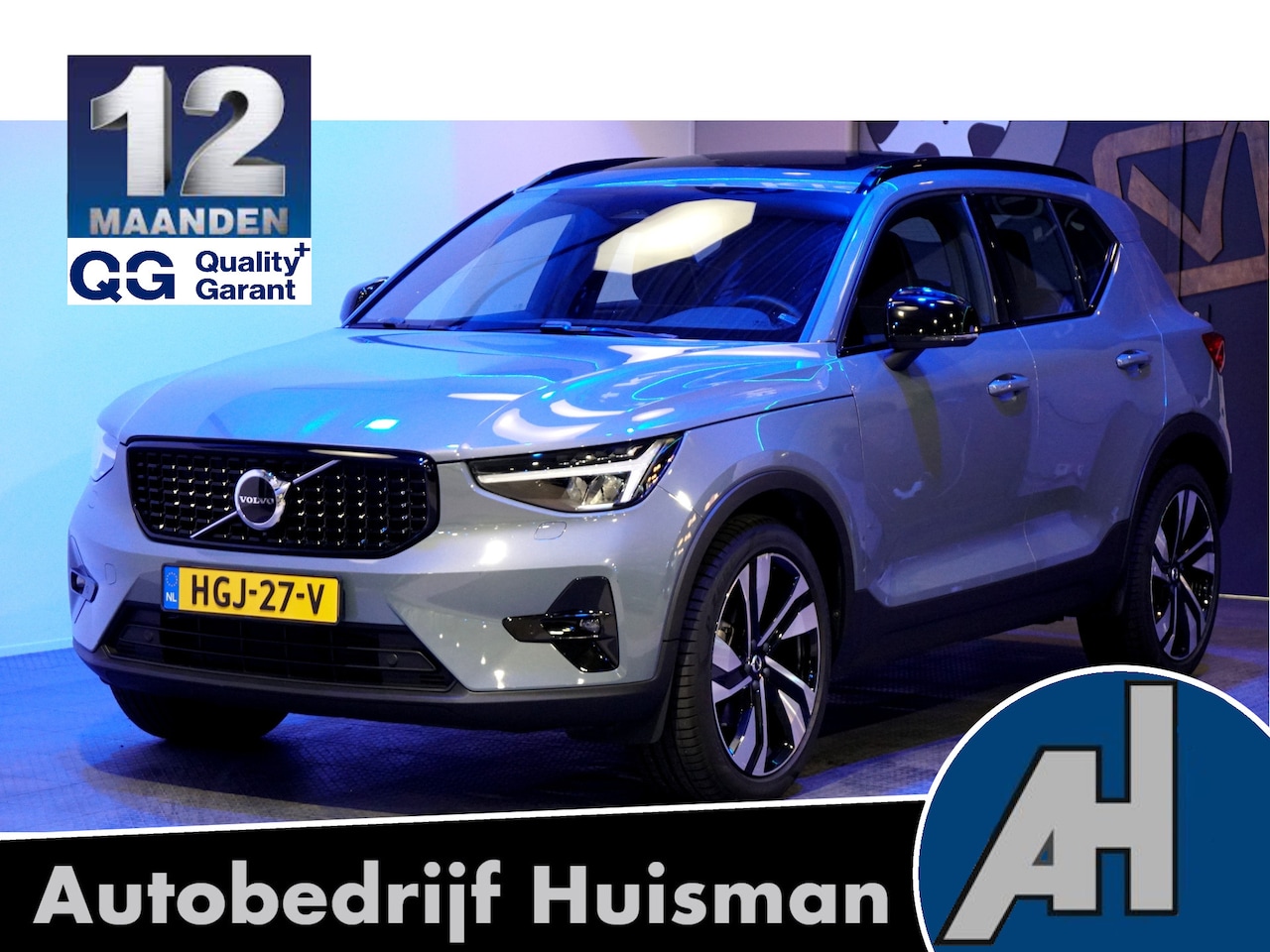 Volvo XC40 - 2.0 B4 AWD 145kW/197pk DCT7 Ultimate Dark Facelift! GOOGLE DASHBOARD + PANORAMADAK + HARMA - AutoWereld.nl