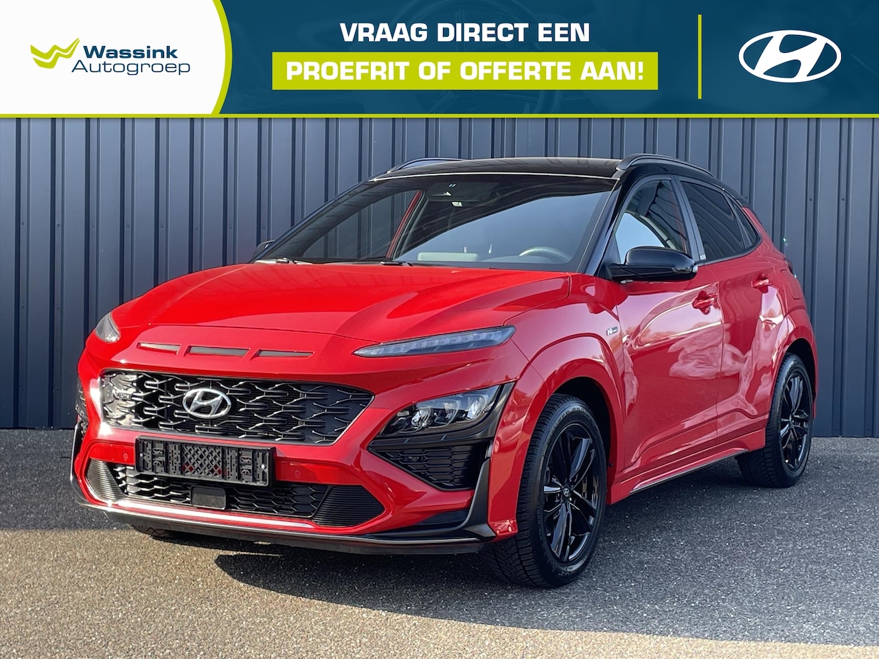 Hyundai Kona - 1.0 T-GDI 48V 120pk N-Line LM Winter en Zomerset Two Tone Uniek - AutoWereld.nl