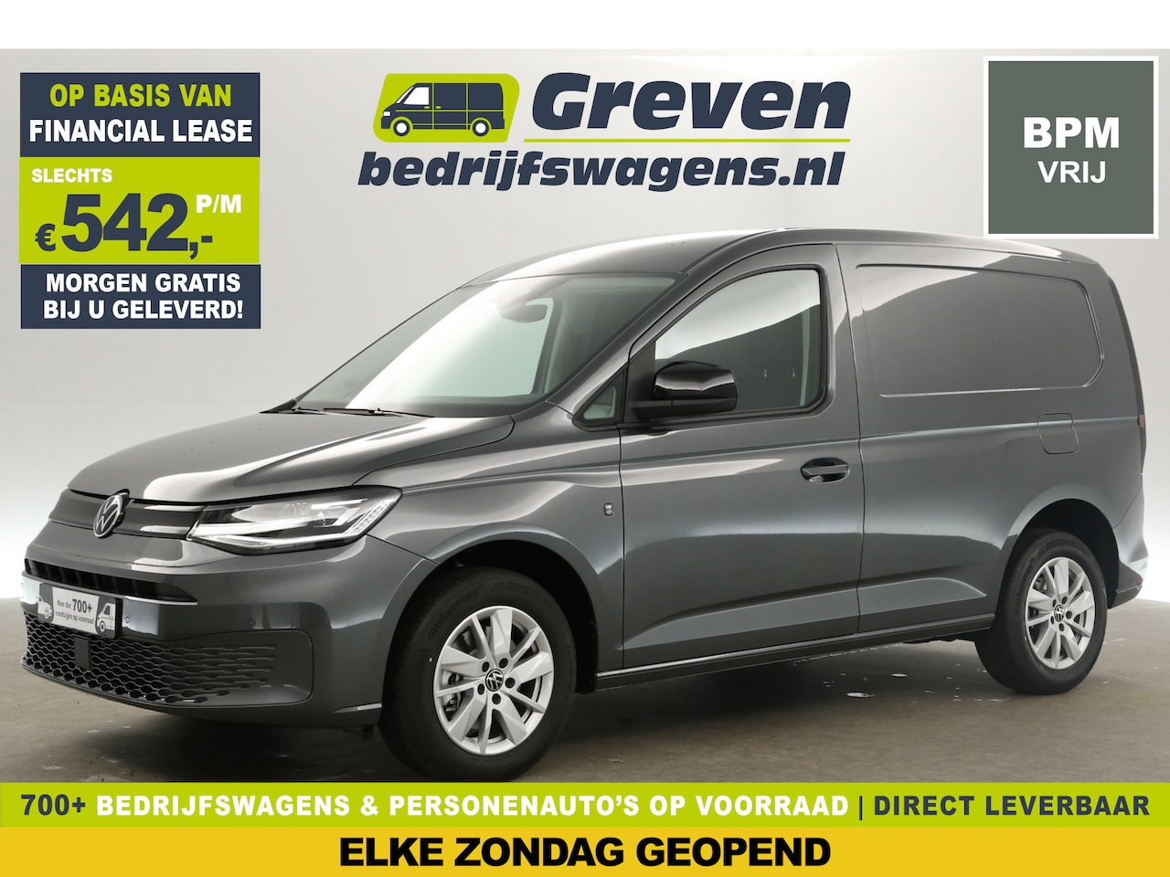 Volkswagen Caddy - 2.0 TDI Style 122PK L1H1 | NIEUW | BPM Vrij | DSG Automaat Clima Camera Cruise Carplay Vir - AutoWereld.nl