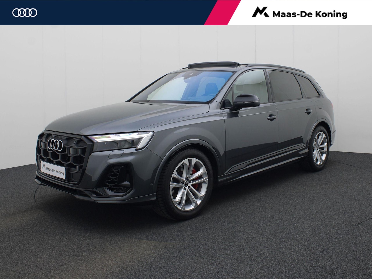 Audi Q7 - 60 TFSIe 360kW/490PK quattro S Line · Panoramadak · Leder · Trekhaak · Garantie tot juni 2 - AutoWereld.nl