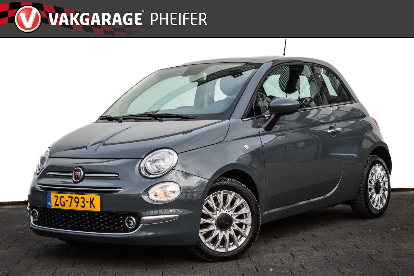 Fiat 500 - 0.9 TwinAir Turbo Lounge Panoramadak/ Carplay/ Airco/ DAB+/ Cruise control - AutoWereld.nl