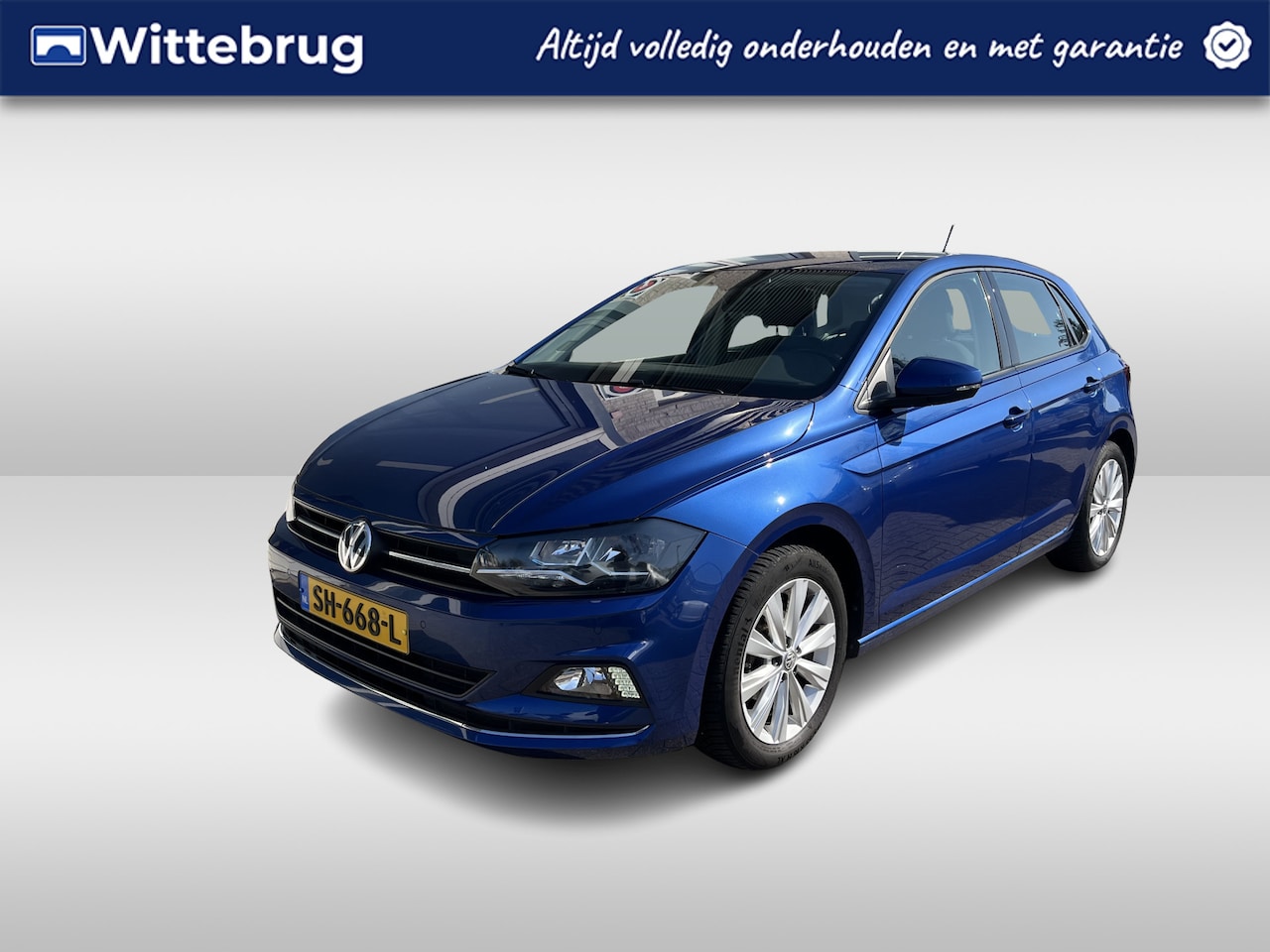 Volkswagen Polo - 1.0 TSI Highline / TREKHAAK/  PARK. SENSOREN/ ADAPT. CRUISE/ 16"LMV/ NAVI/ APP-CONNECT/ CL - AutoWereld.nl