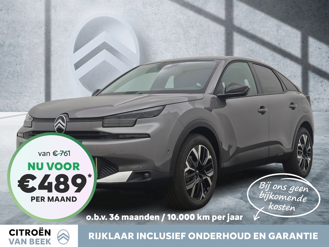 Citroën C4 - Hybrid 136 PK Automaat Max | Private Lease 36 mnd 10.000 p.j. €489,- | Adaptive Cruise Con - AutoWereld.nl